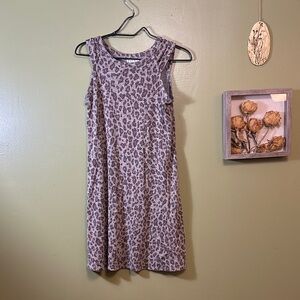 24/7 Maurice’s Leopard Print Sleeveless Dress